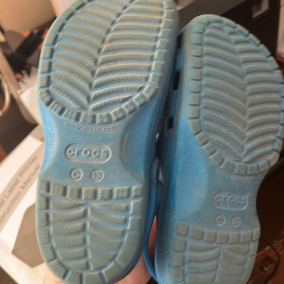 Crocs Kids Classic Clog - Blue Size C 13 - Picture 4 of 4